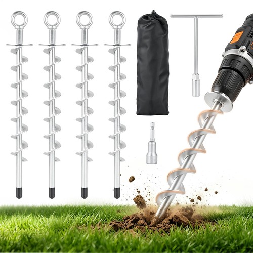 Ground anchors screw 4 - anchors, –