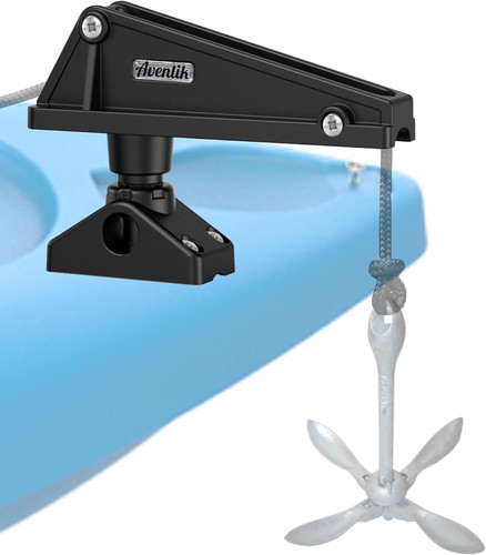 Kayak anchor lock system with - lock,